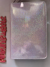 Load image into Gallery viewer, Pink Sparkle Zipper A6 Binder
