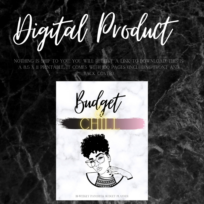 Digital Budget and Chill Planner