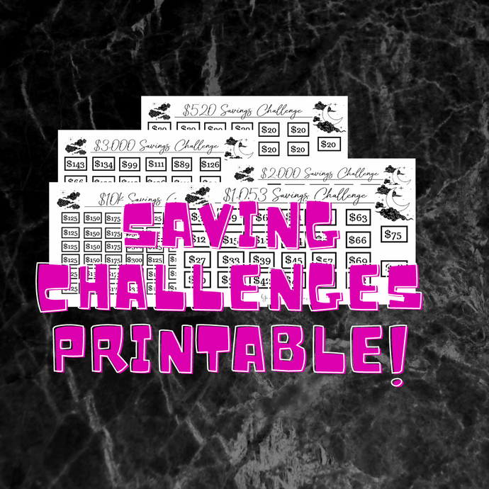 Printable Saving Challenges